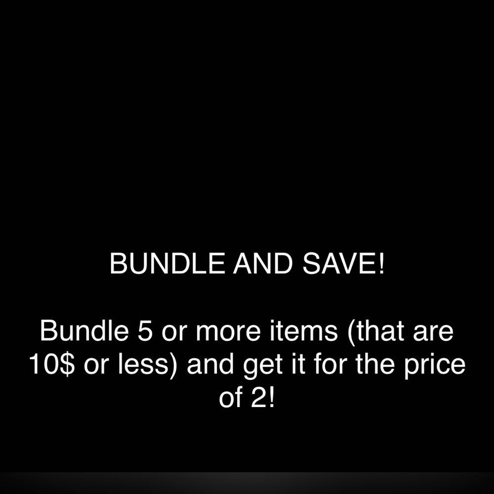 Bundle and Save Offer